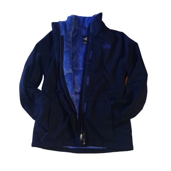 The North Face Women's Jacket Navy Blue Inlux Full-Zip Hyvent Insulated Small - Picture 1 of 11